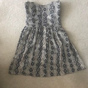 Parker snakeskin strapless dress